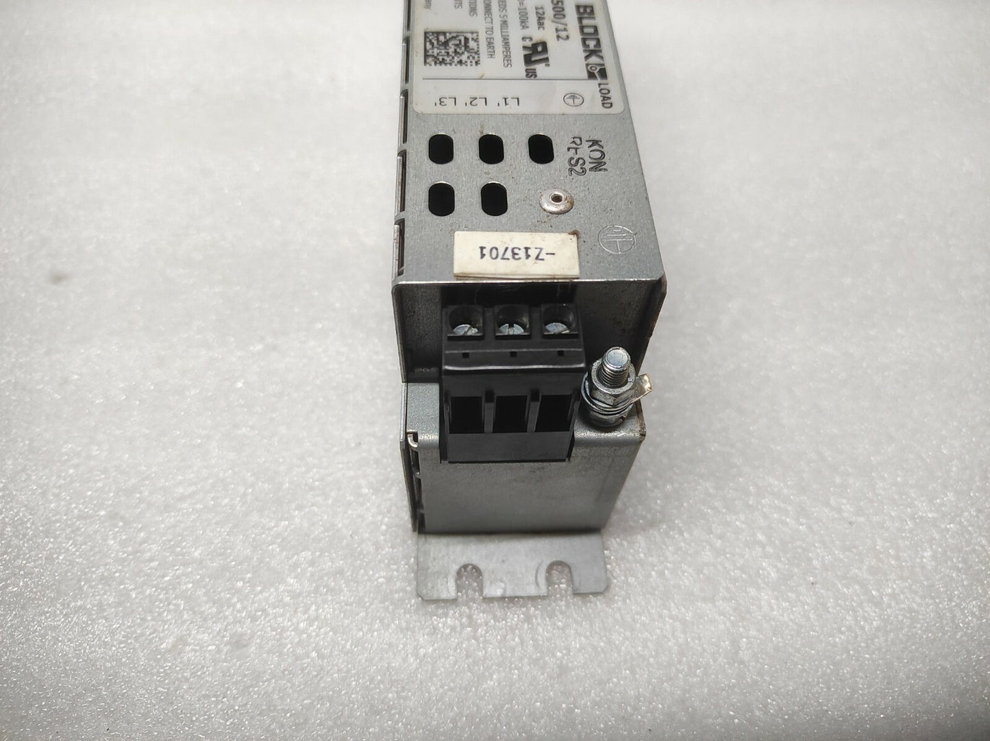 BLOCK HLD 110-500/12 POWER LINE FILTER 520VAC 12A