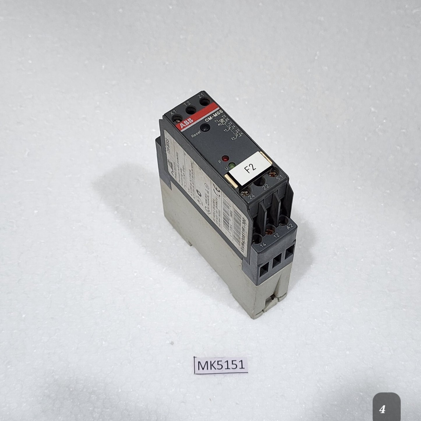 ABB CM-MSS THERMISTOR MOTOR PROTECTION RELAY 1SVR430811R1300