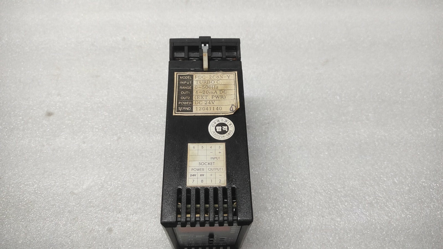 SINWOO S-CON FDC-2C8N-Y SIGNAL CONVERTER 24VDC