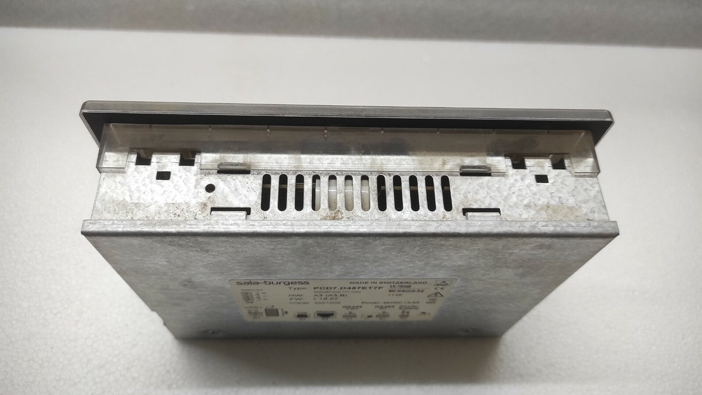 SAIA BURGESS PCD7.D457ET7F E-WEB PANEL 24VDC 0.5A