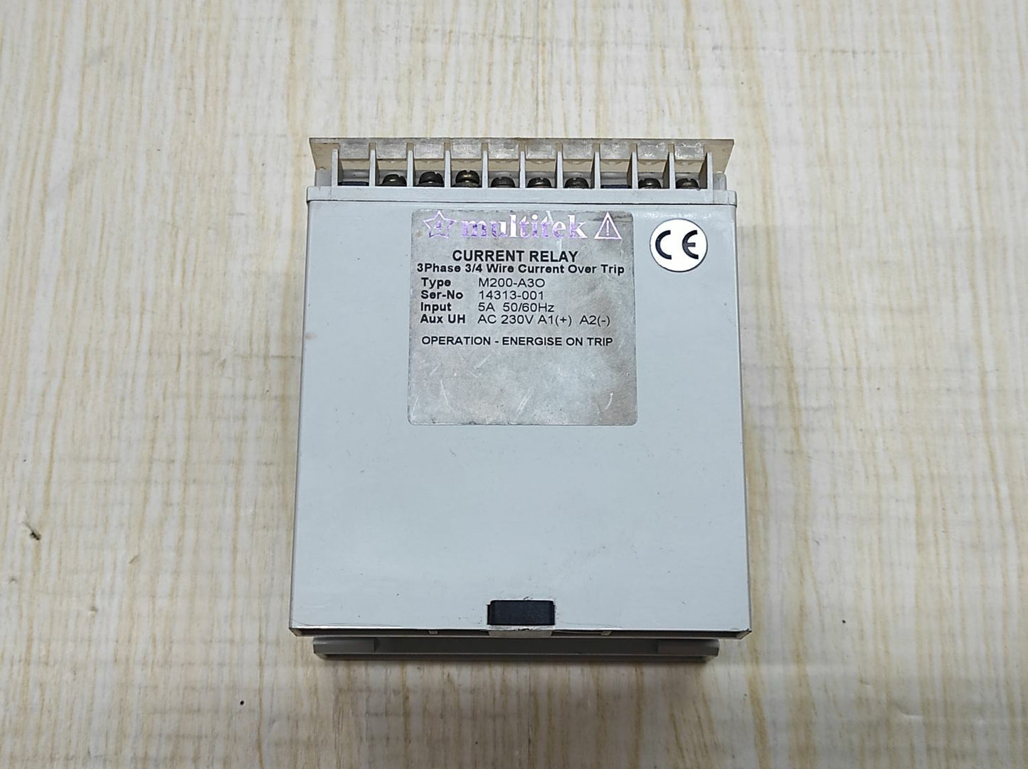 MULTITEK M200-A30 CURRENT RELAY M200A30