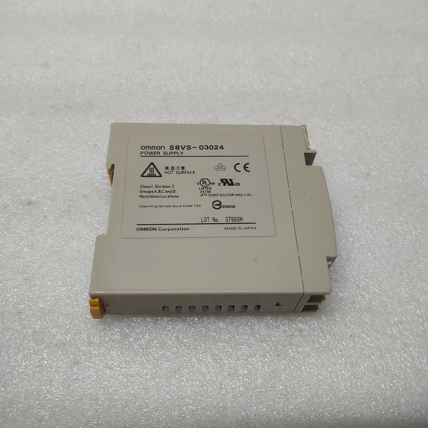 OMRON S8VS-03024 POWER SUPPLY 24VDC 1.3A