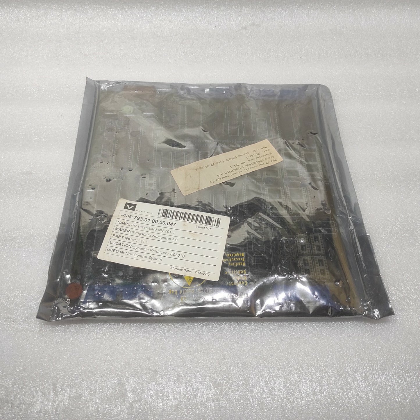 NOR CONTROL NN-791.1 S-005 I/O PROCESSOR CARD HER100261D NN791.1