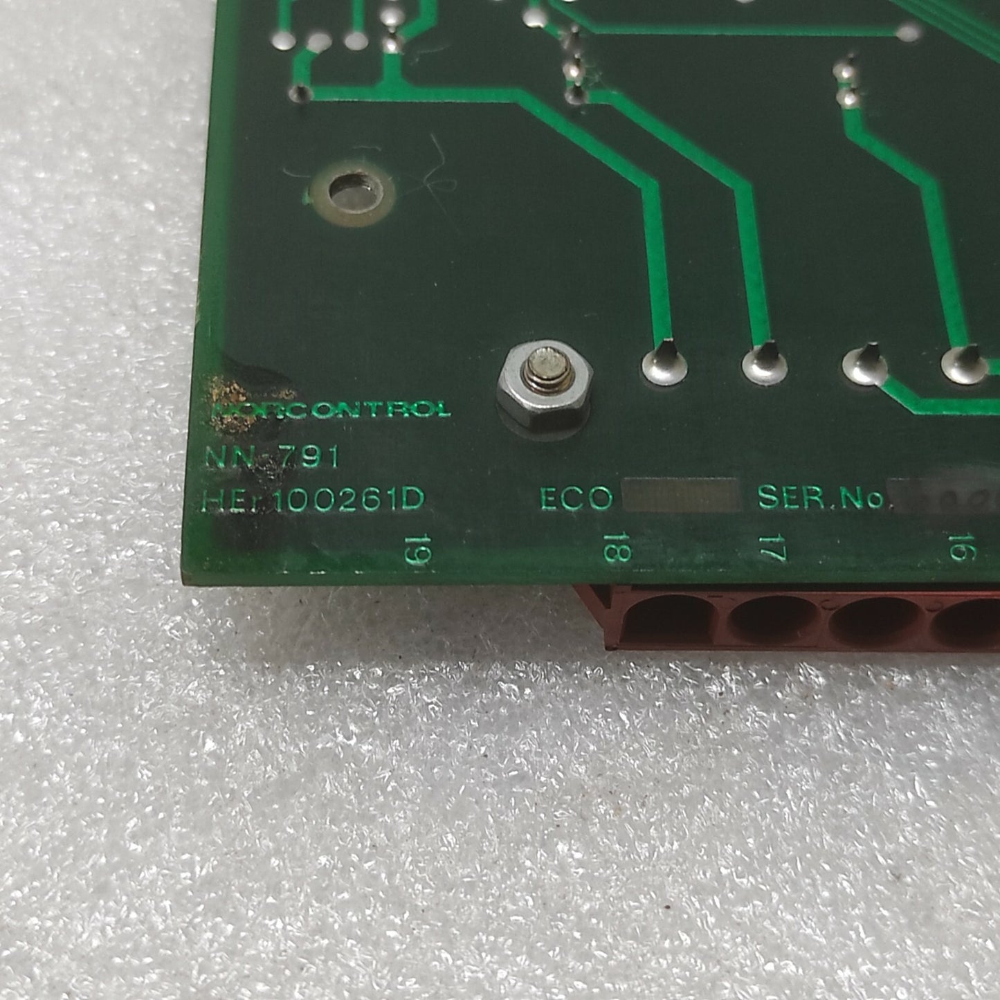 NOR CONTROL NN-791.1 S-005 I/O PROCESSOR CARD HER100261D NN791.1