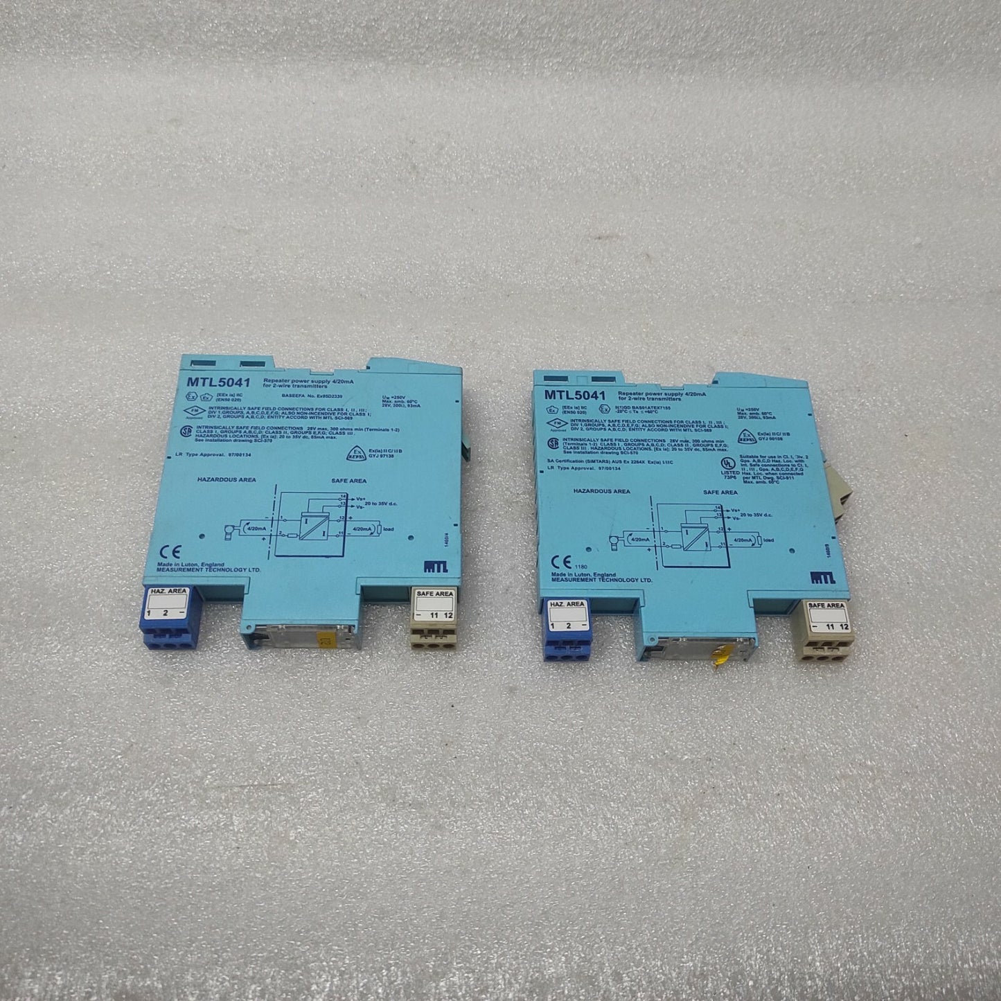 MEASUREMENT TECHNOLOGY MTL5041 REPEATER POWER SUPPLY MTL 5041
