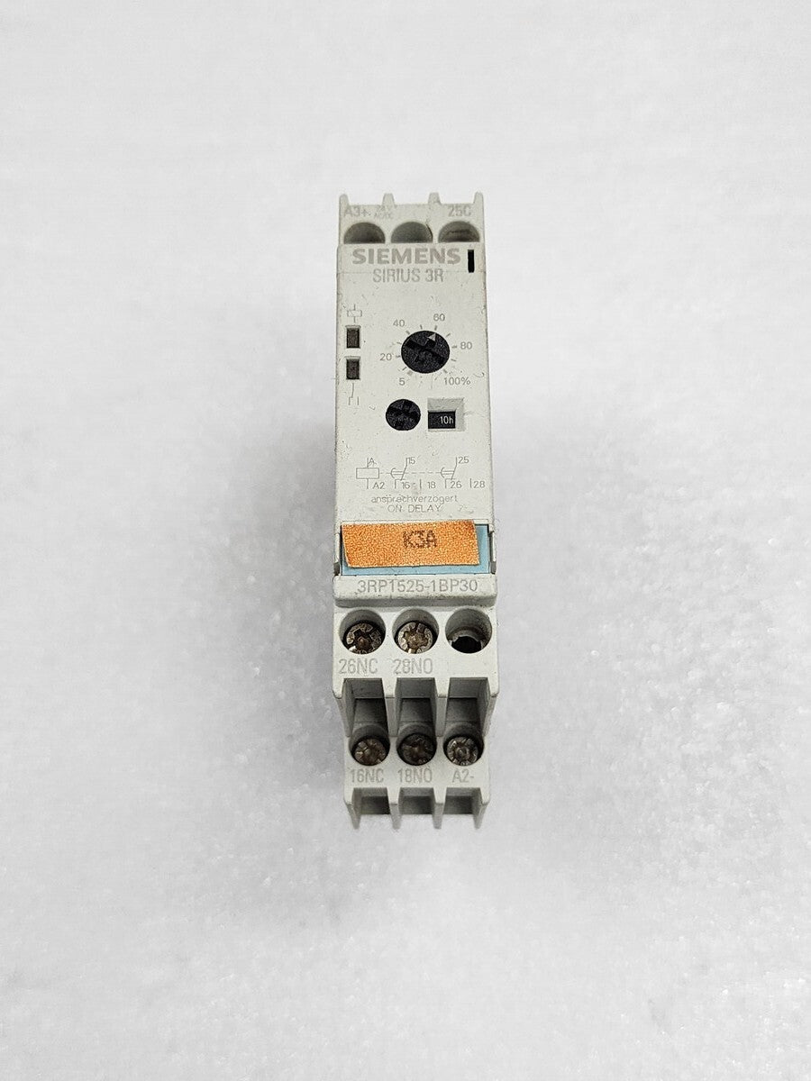 SIEMENS 3RP1525-1BP30 ON DELAY TIMER RELAY
