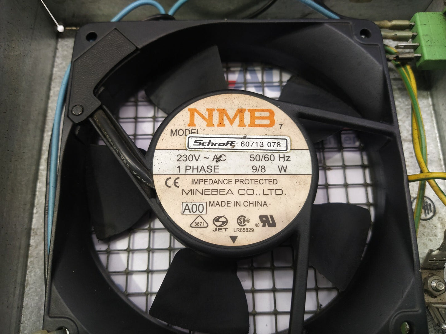MINEBEA SCHROFF 60713-078 FAN BLOWER 230VAC