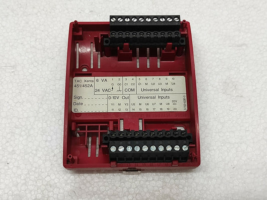 SE TAC XENTA 451/452A Universal Input and Analog Output Module