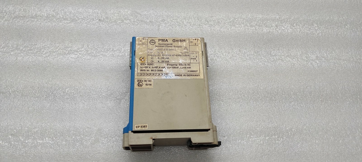 PMA 9407-210-20001 ISOLATED POWER SUPPLY 95-250VAC 8349