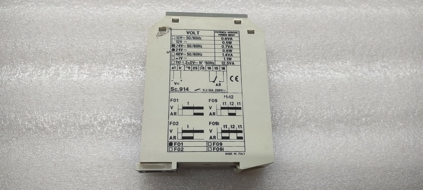 CDC TZ60 24V AC-DC 0.05-3 10MINUTE TIMER RELAY