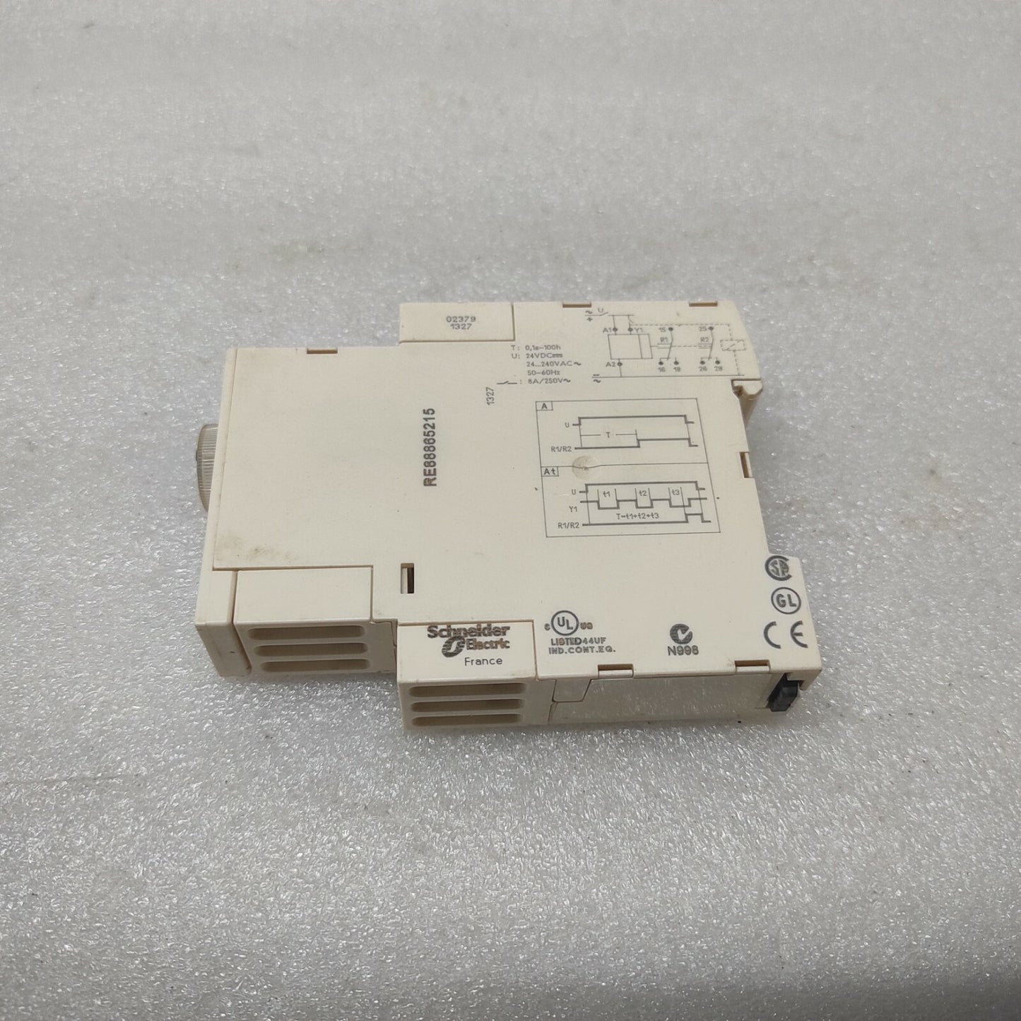 SE RE88865215 ON DELAY TIMING RELAY 24VDC/24-240VAC 0.1S-100H