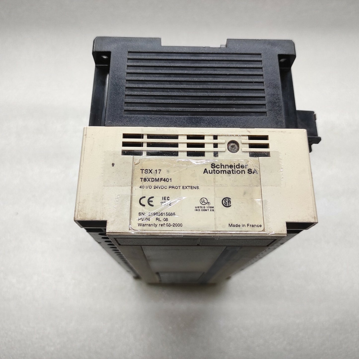 TELEMECANIQUE TSXDMF401 40 I/O 24VDC PROT. EXTENS
