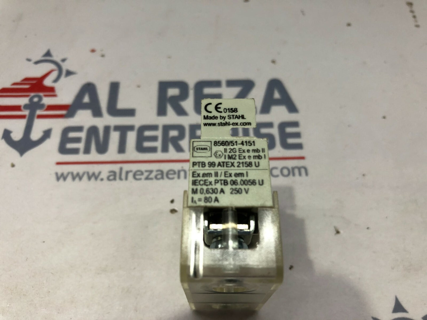 STAHL 8560/51-4151 SMALL FUSE BASE LOT OF 4 UNIT