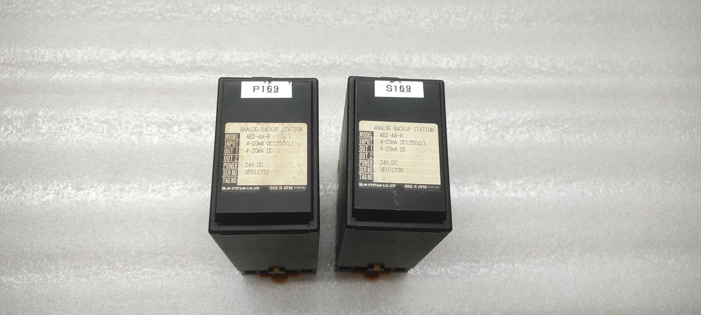M-SYSTEM AB2-AA-R ANALOG BACKUP STATION 24VDC