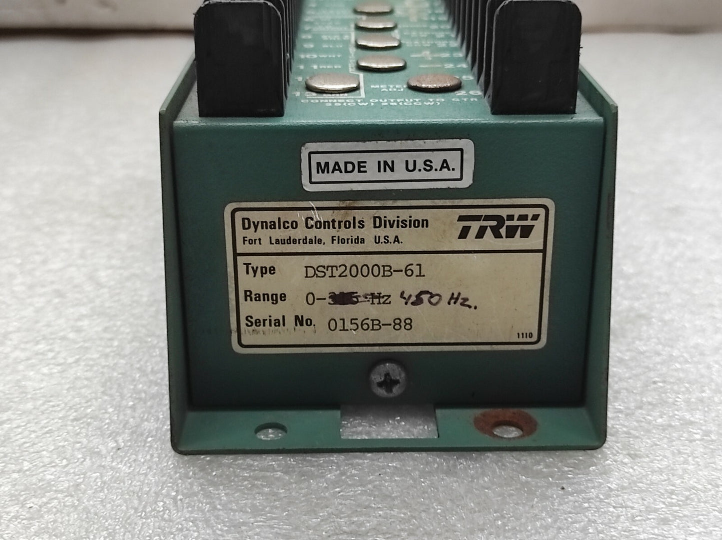 DYNALCO DST2000B-61 DIRECTION SENSING TACH DST2000