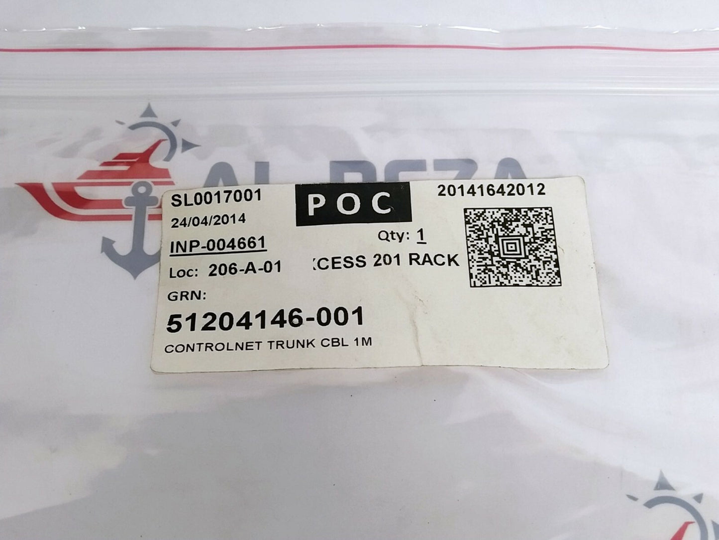 Honeywell 51204146-001 Revision A Controlnet Trunk Cable