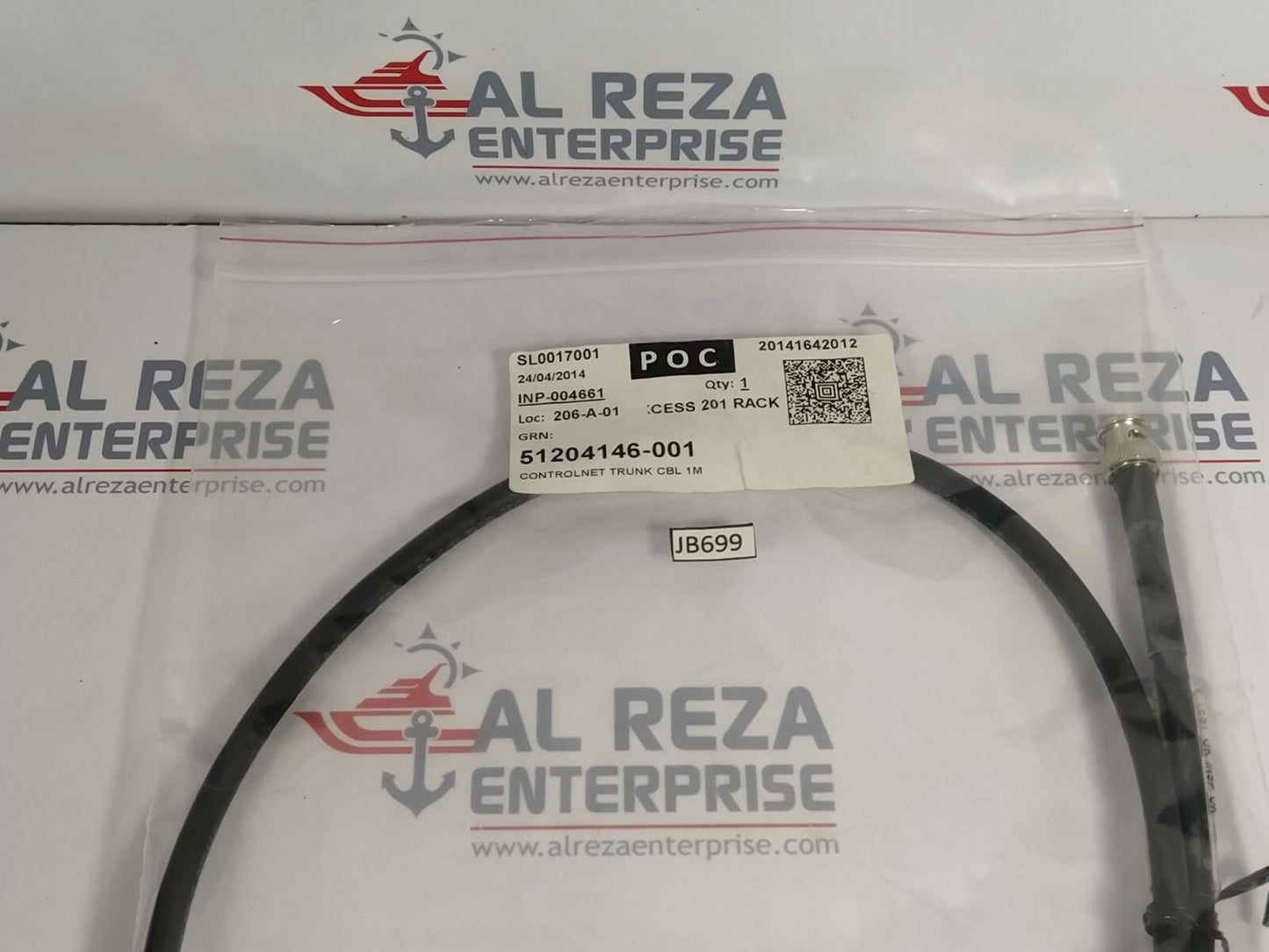 Honeywell 51204146-001 Revision A Controlnet Trunk Cable