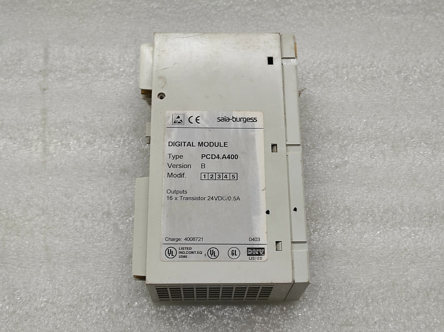 SAIA-BURGESS PCD4.A400 DIGITAL MODULE