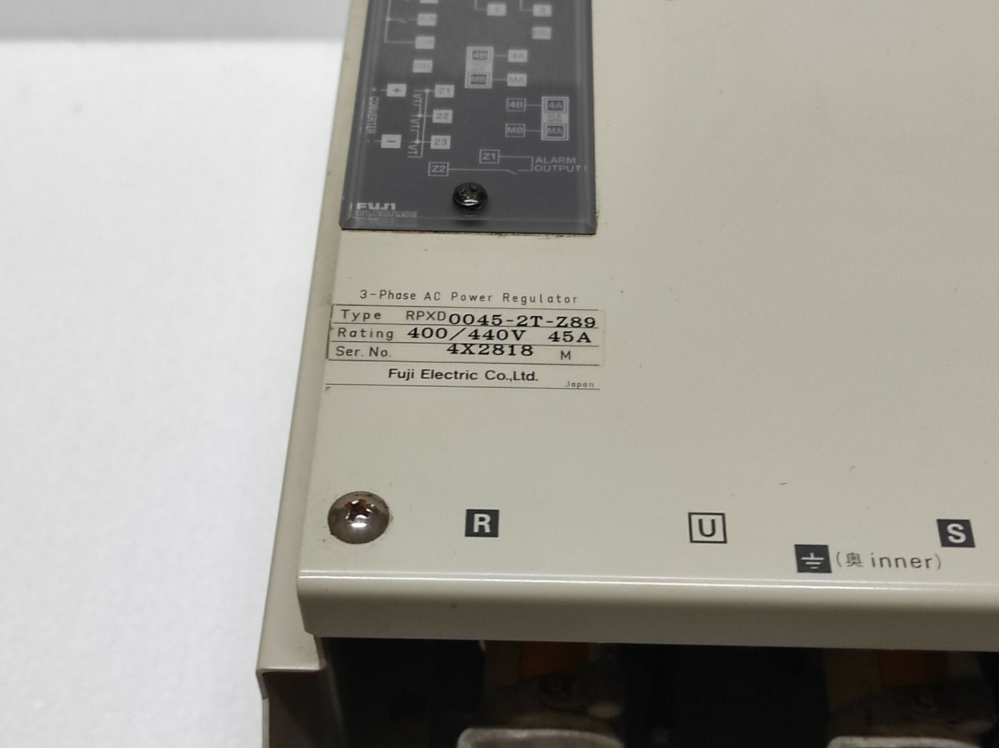 Fuji Electric RPXD 0045-2T-Z89 3-PHASE AC Power Regulator 400-440V 45A RPXD00452