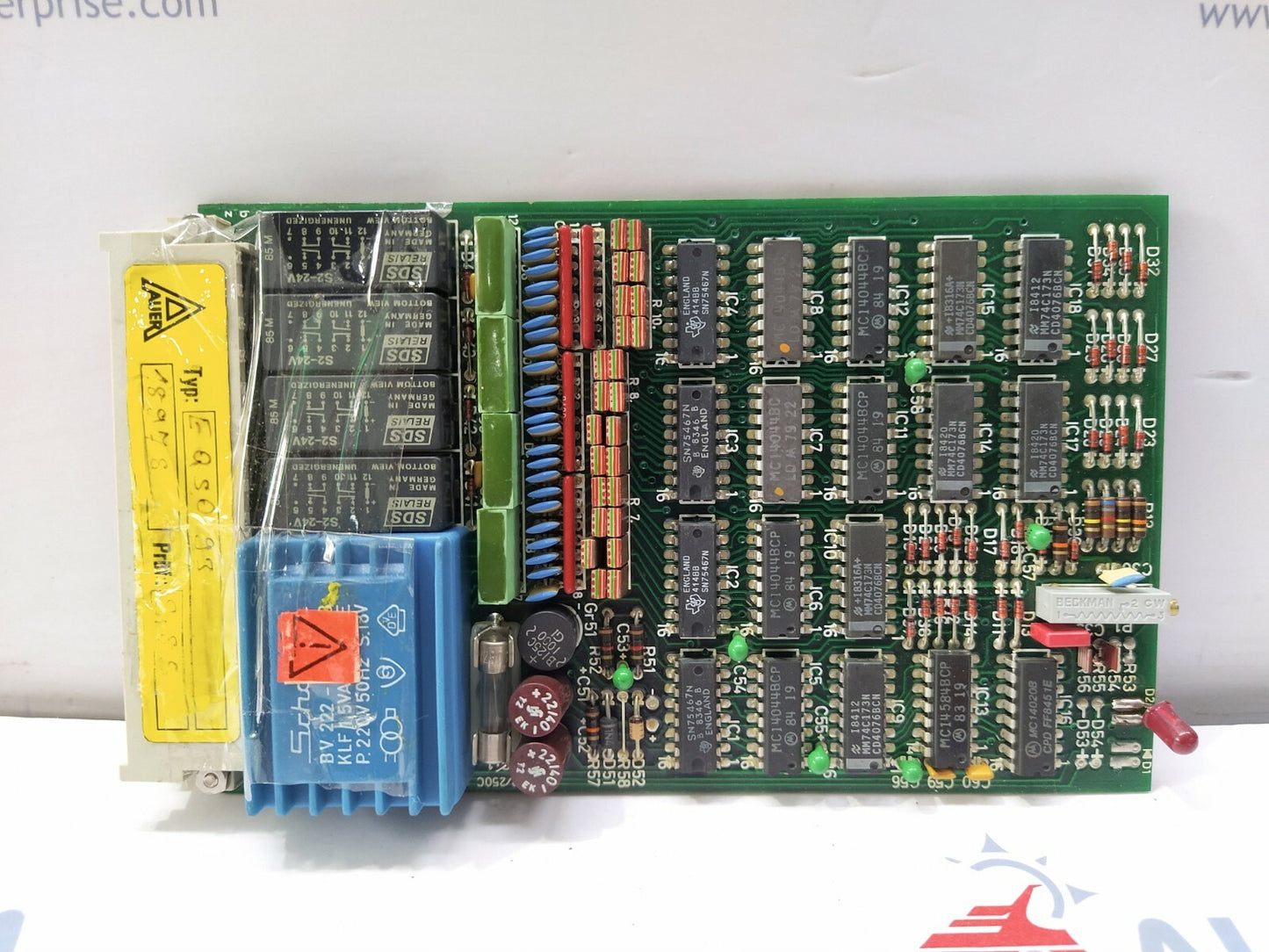 AUER EQS 090 TYPE EQS093 ALARM CARD