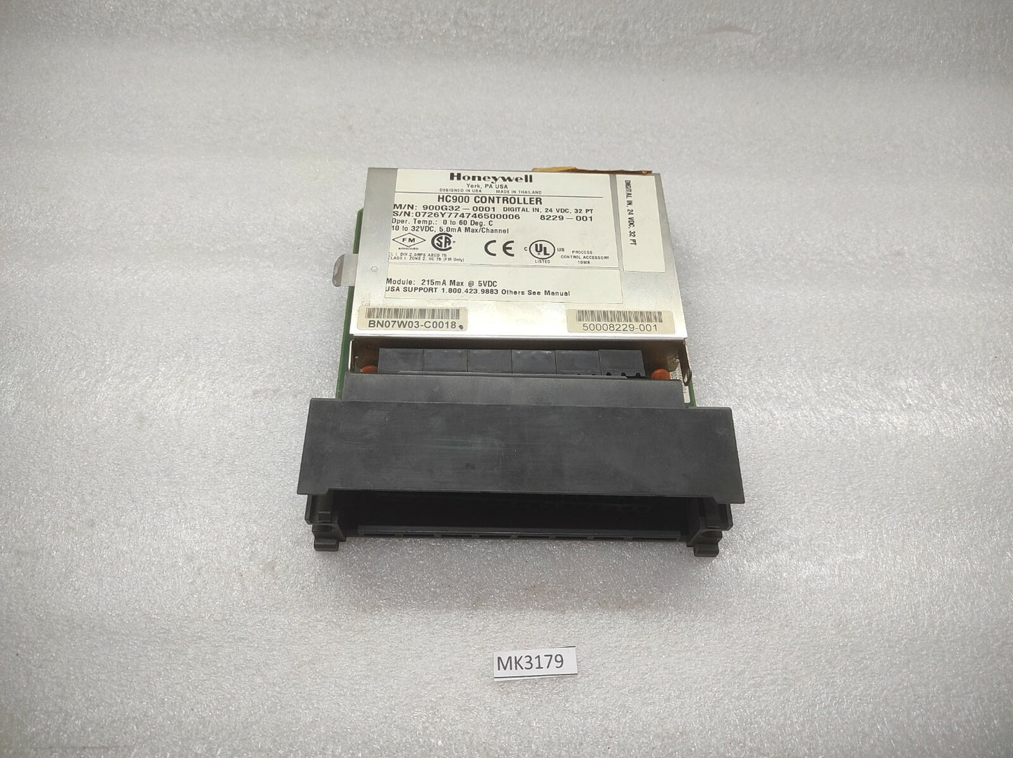 HONEYWELL HC900 CONTROLLER 900G32-0001 DIGITAL INPUT MODULE