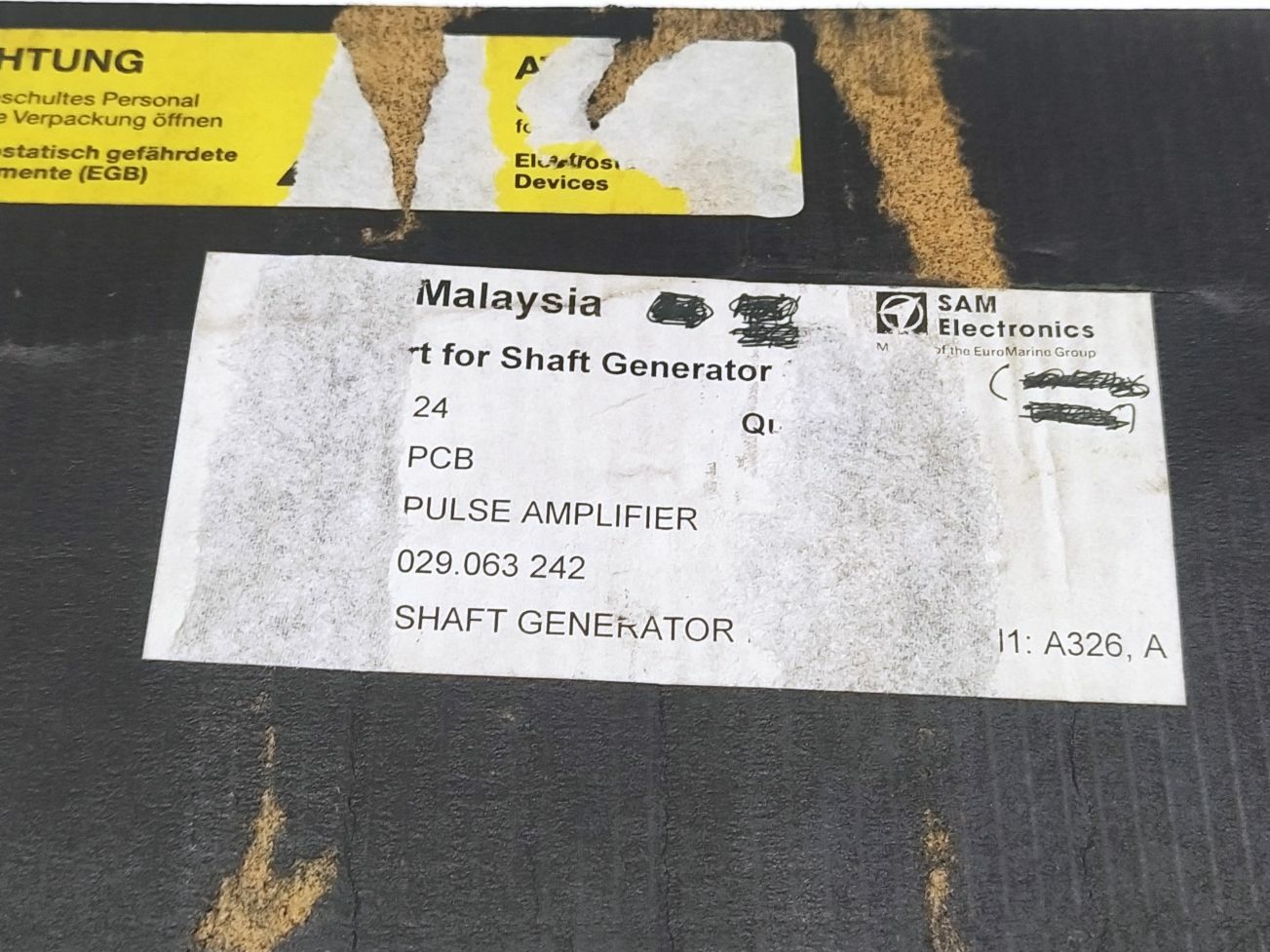 ALSTOM 029.063 242 Pulse Amplifier 029 063 242 SAM Electronics