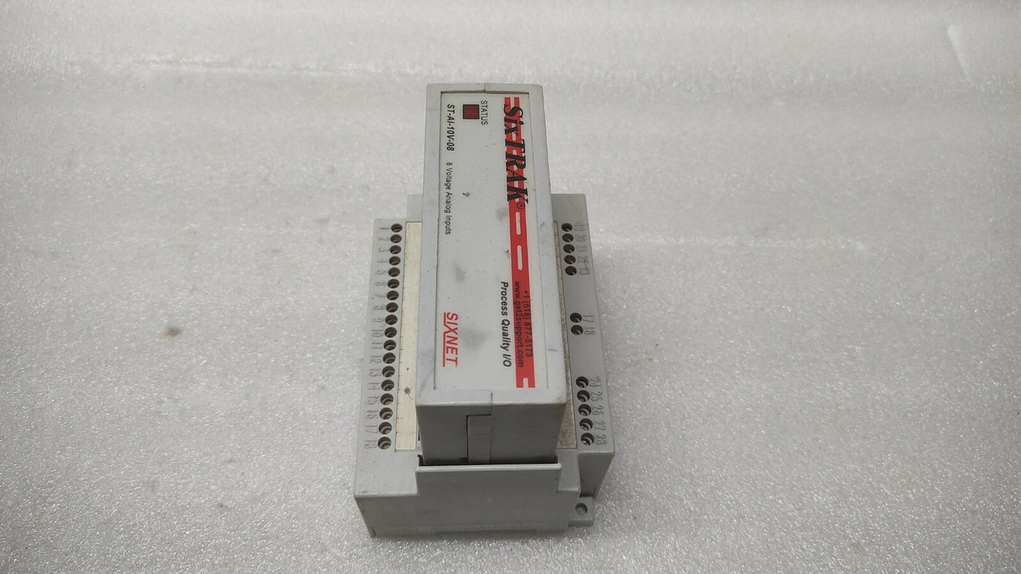 SIXNET ST-AI-10V-08 8-VOLTAGE ANALOG INPUT MODULE