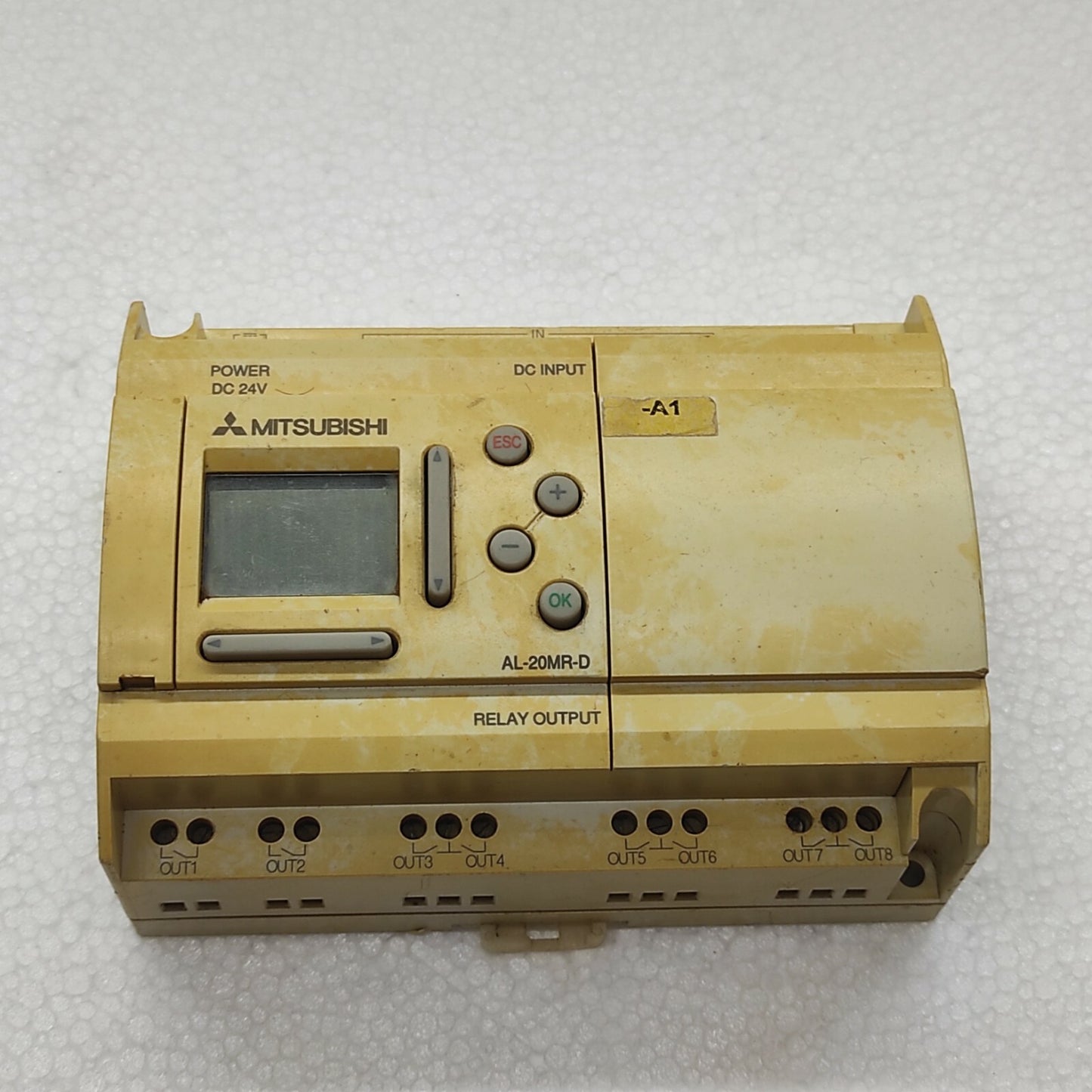 MITSUBISHI AL-20MR-D ALPHA LOGIC MODULE 24VDC