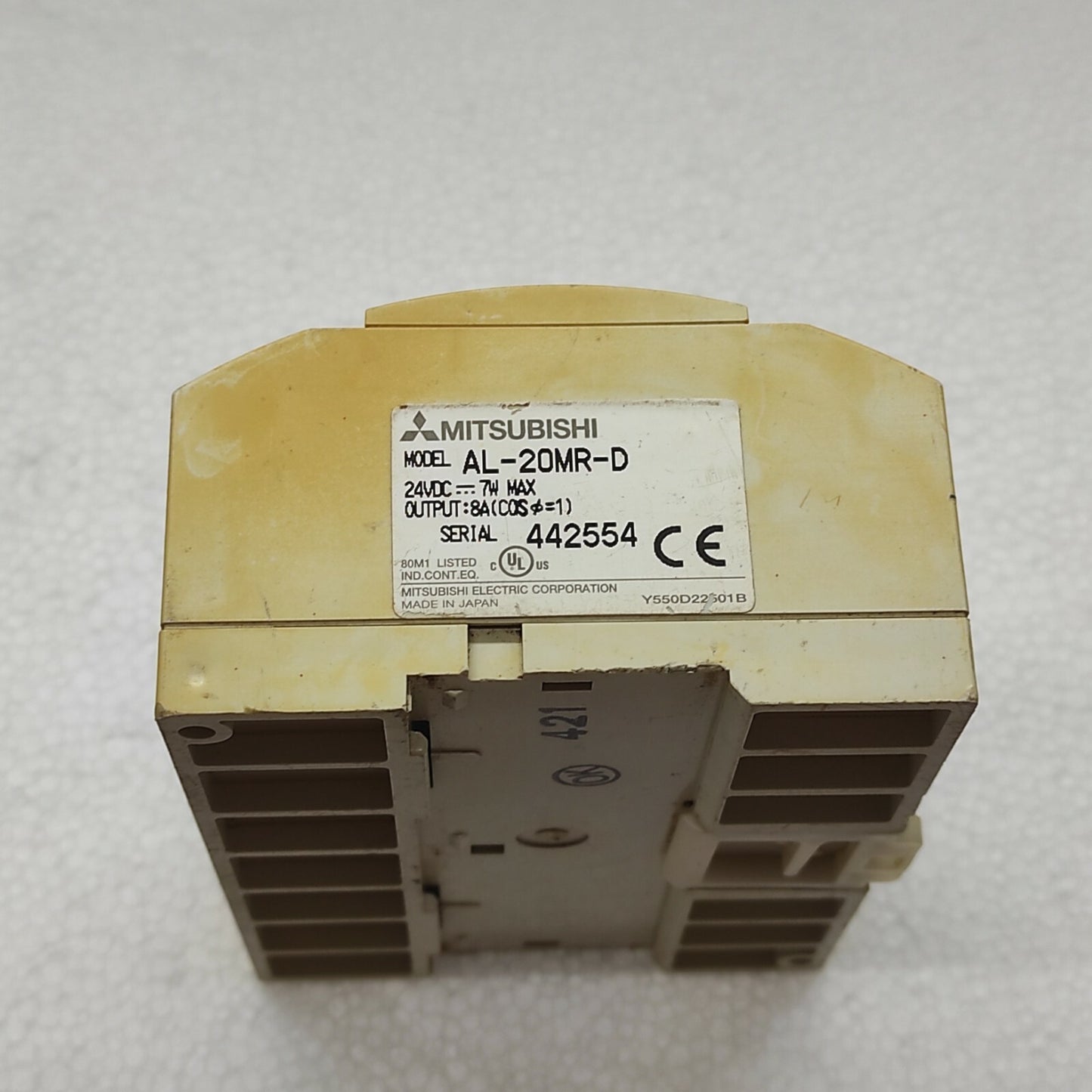 MITSUBISHI AL-20MR-D ALPHA LOGIC MODULE 24VDC