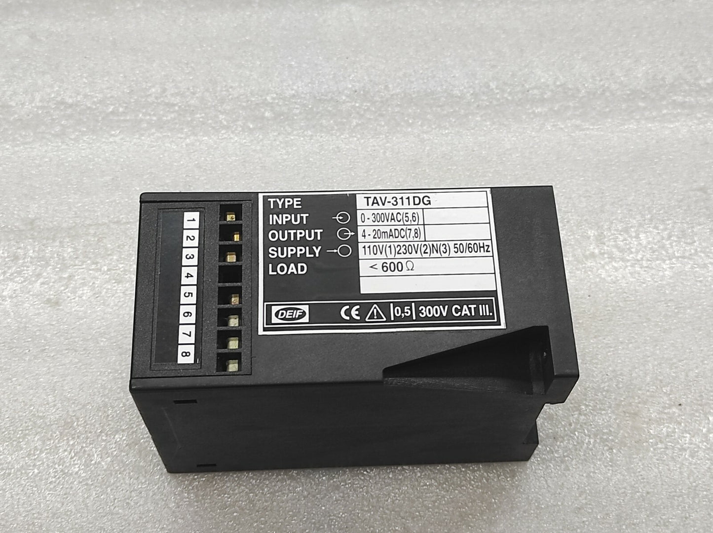 DEIF TAV-311DG TRANSDUCER 110-230V