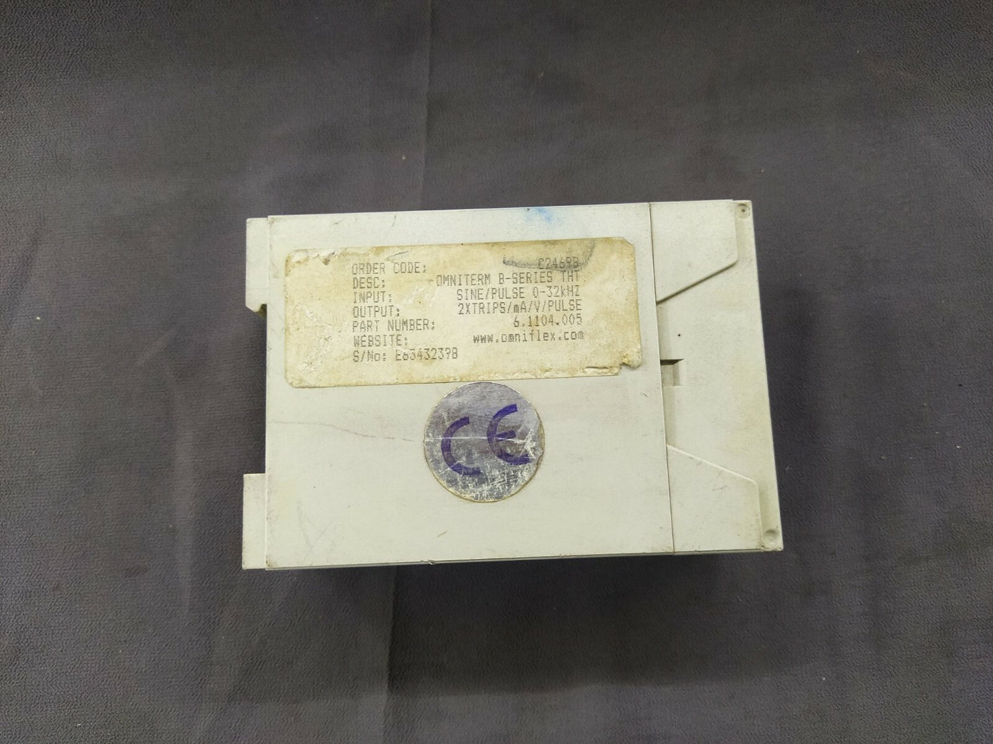 Omniflex C2469B Omniterm THT Frequency Transmitter 6.1104.005 Series B 6-1104-00