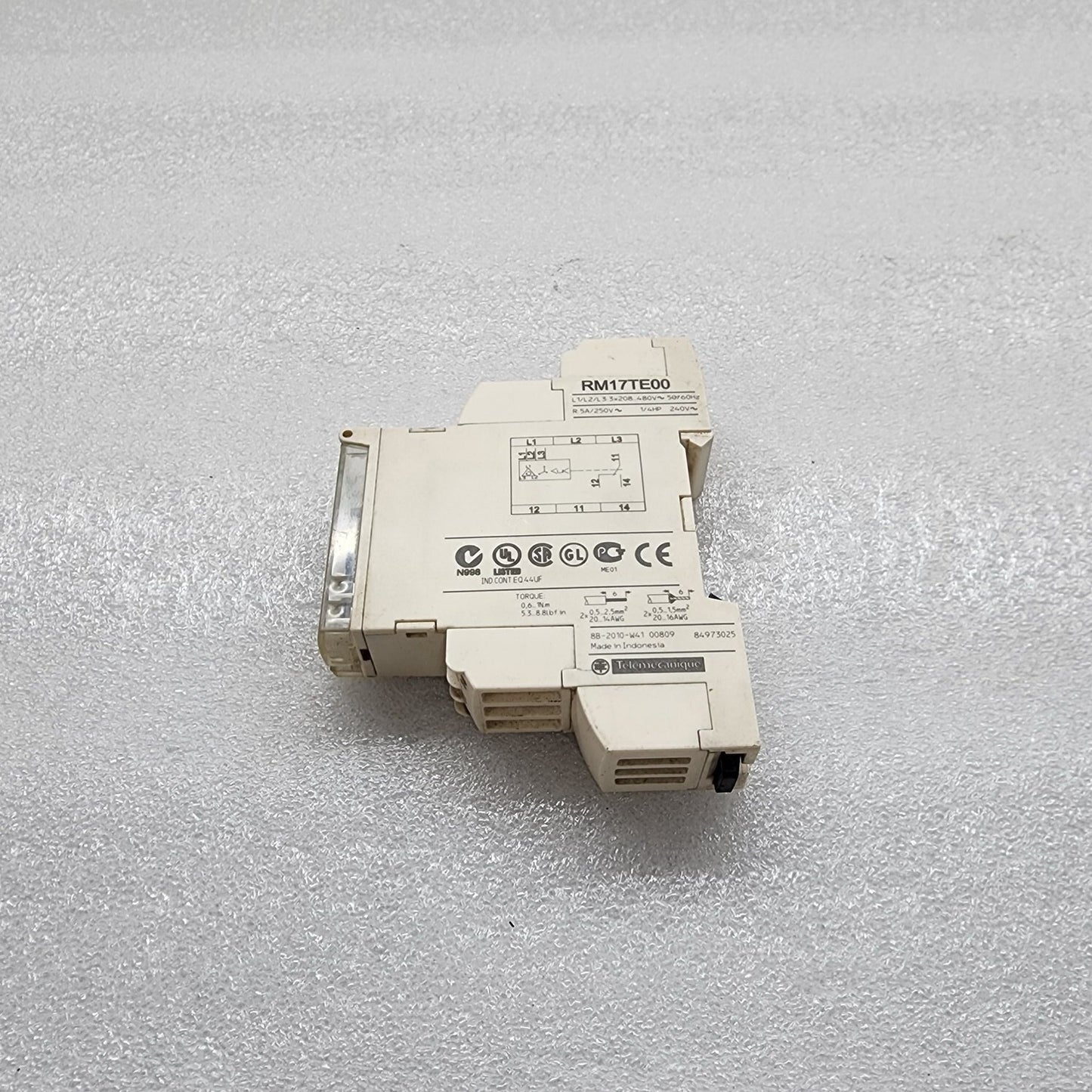 TELEMECANIQUE RM17TE00 MULTIFUNCTION CONTROL RELAY