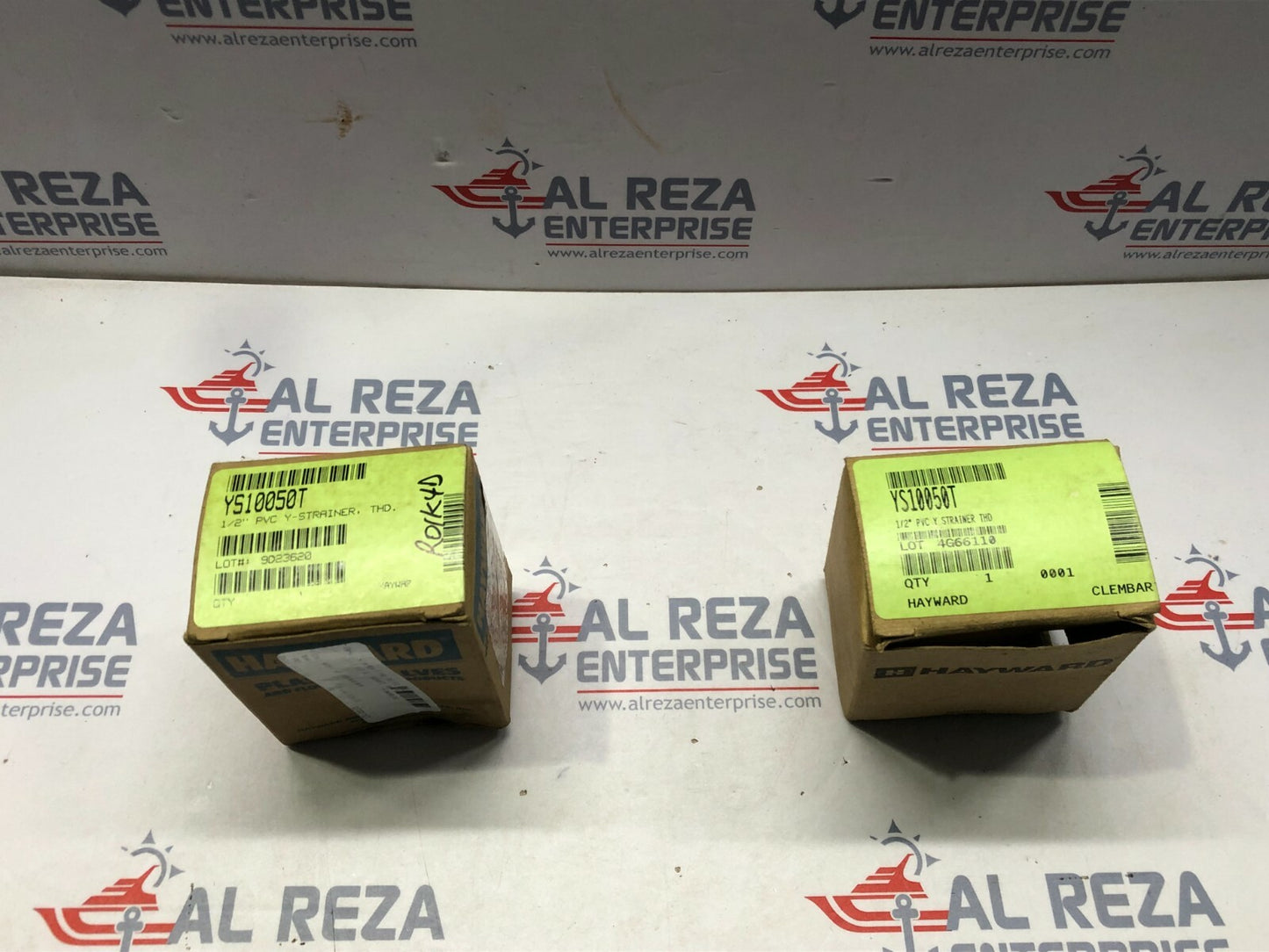 HAYWARD YS10050T 1/2" PVC Y-STRAINER THREADED LOT OF 2 UNIT