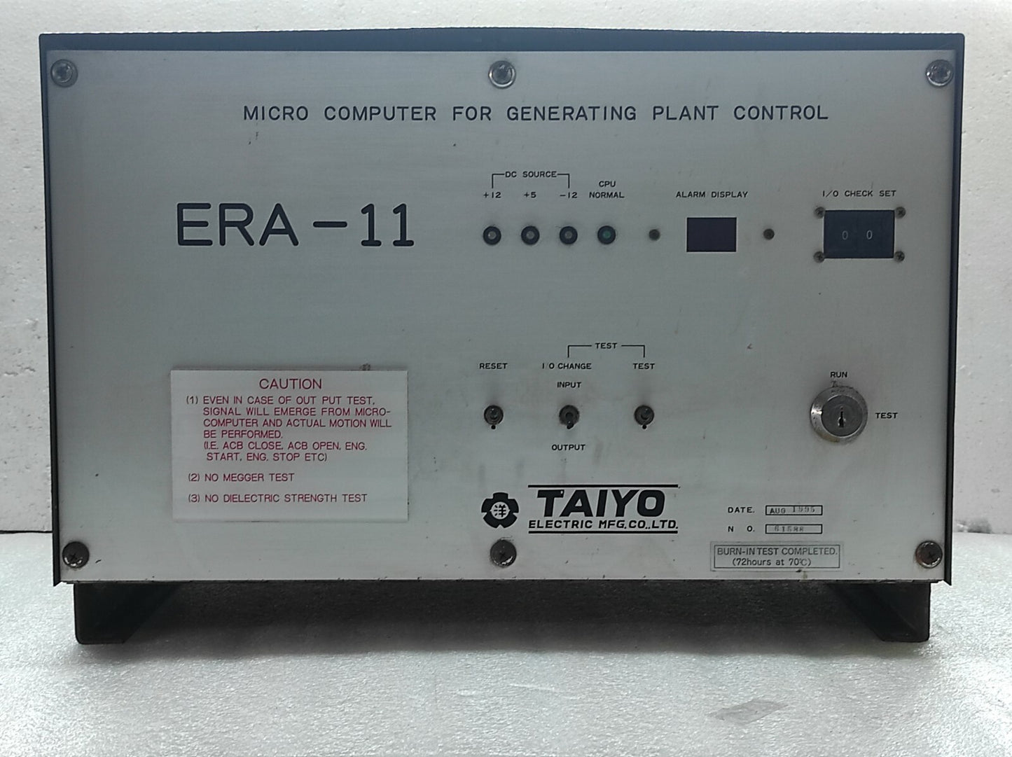 TAIYO ERA-11 MICRO COMPUTER FOR GENERATING PLANT CONTROL