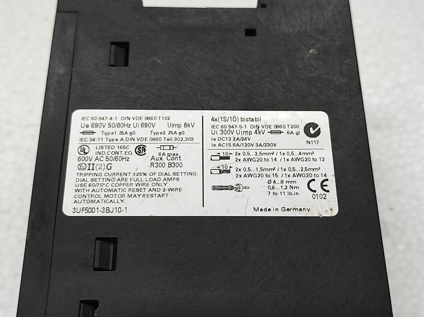 Siemens 3UF5001-3BJ10-1 Simocode-Dp Basic Unit