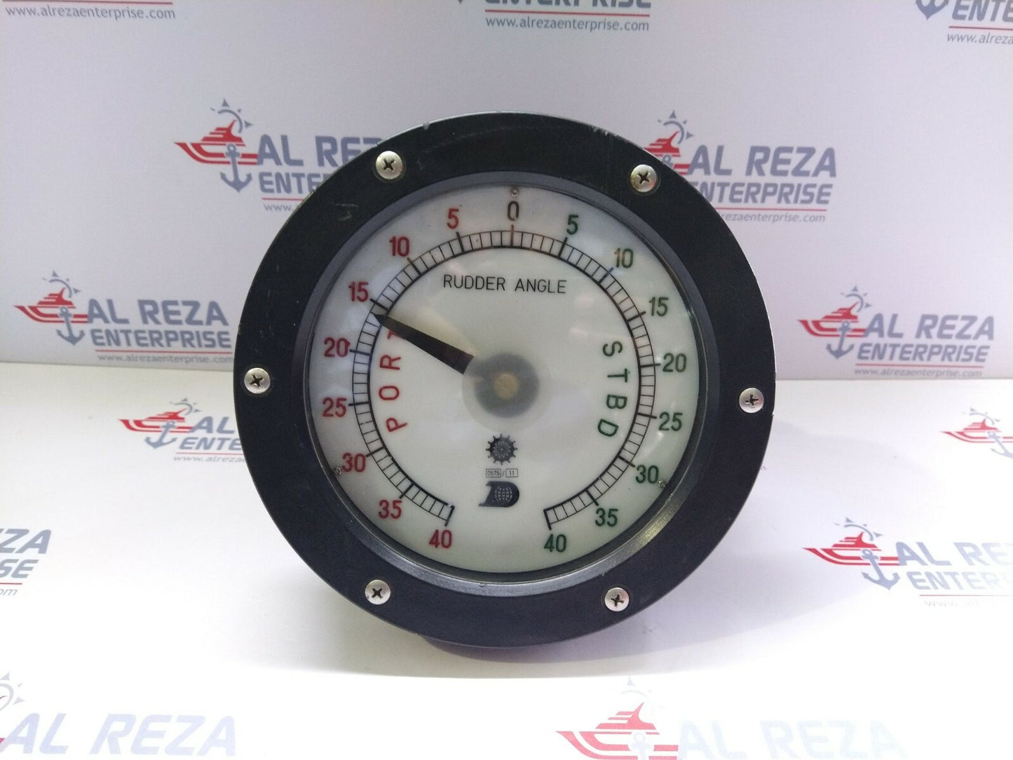 RUDDER ANGLE PORT TO STBD STAR BOARD SIDE 0-40