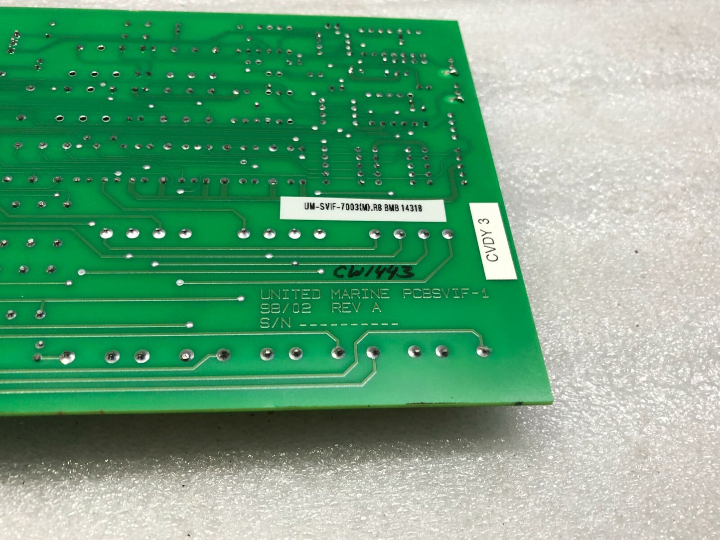 MCCANN HM-SVIF-7003M SUPERVISION/STAND BY INTERFACE BOARD UNITED MARINE PCBSVIF-