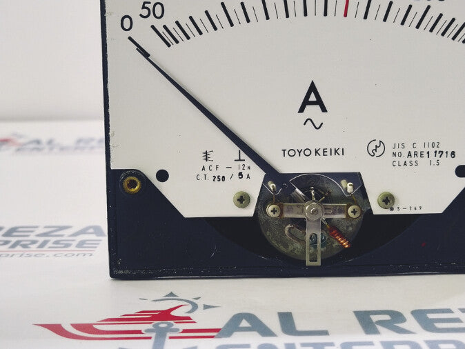 Toyo Keiki ACF-12N Ammeter CT 250/5A ACF12N