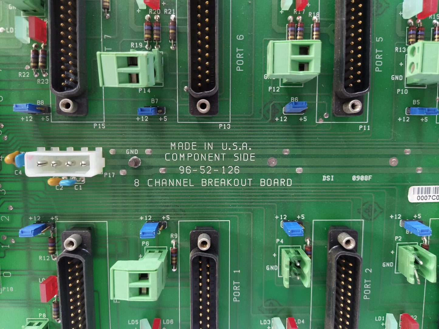 96-52-126 CHANNEL BREAKOUT BOARD