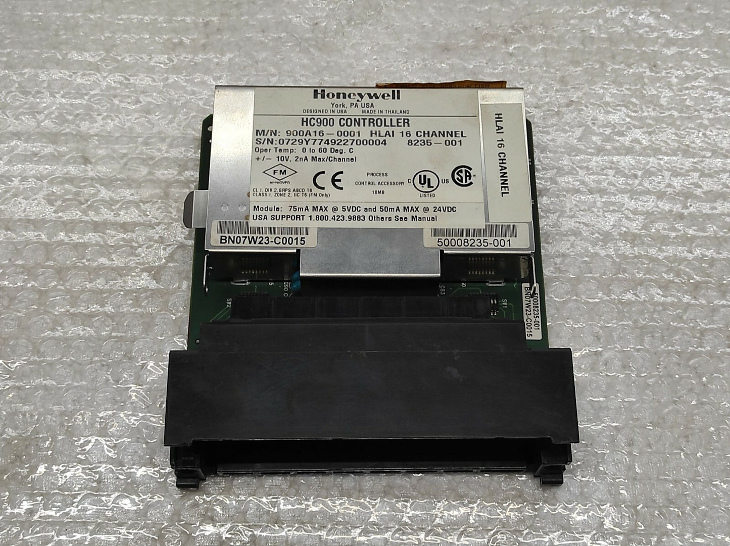 Honeywell HC900 Controller 900A16-0001 HLAI 16 Channel 900160001