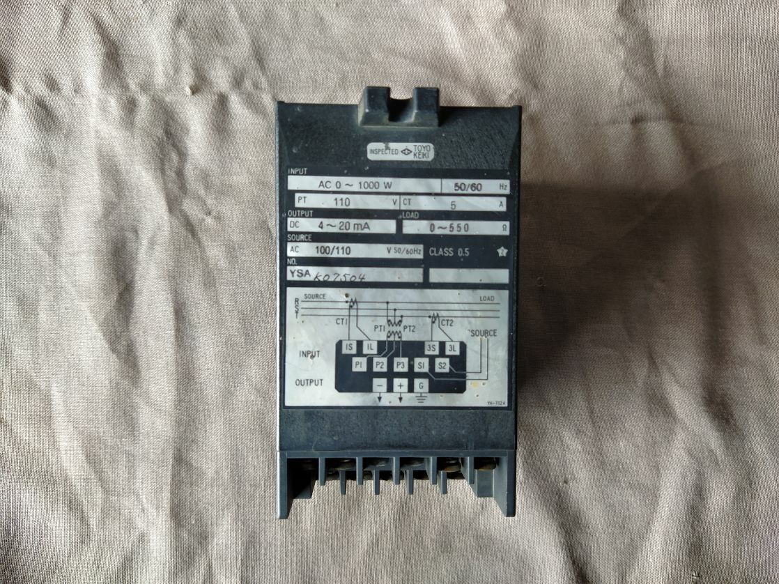 Toyo Keiki EGM-23 3-Phase Watt Transducer