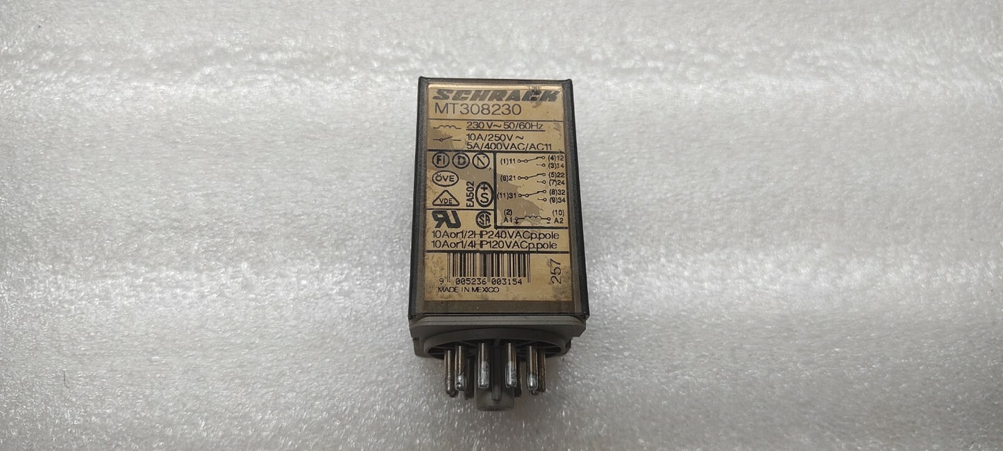 SCHRACK MT308230 RELAY 230V