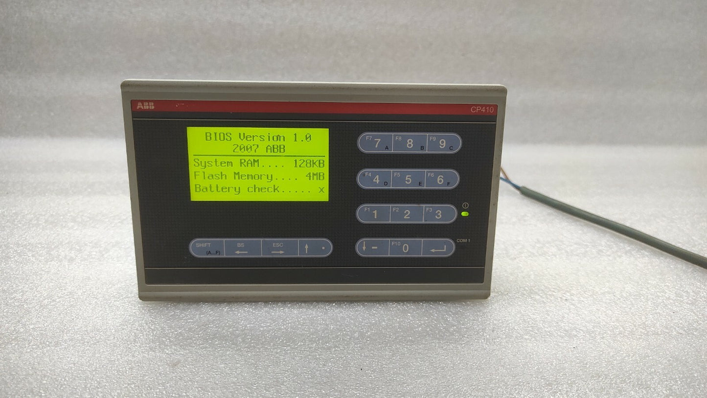 ABB CP410 M CONTROL PANEL 1SBP260181R1001 24VDC