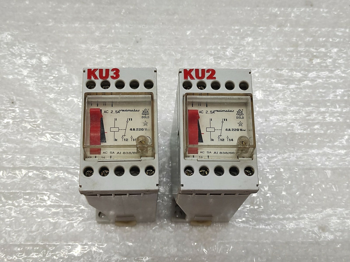 Dold AI 838/66 Relay 0022394 250V AC LOT OF 2 UNIT