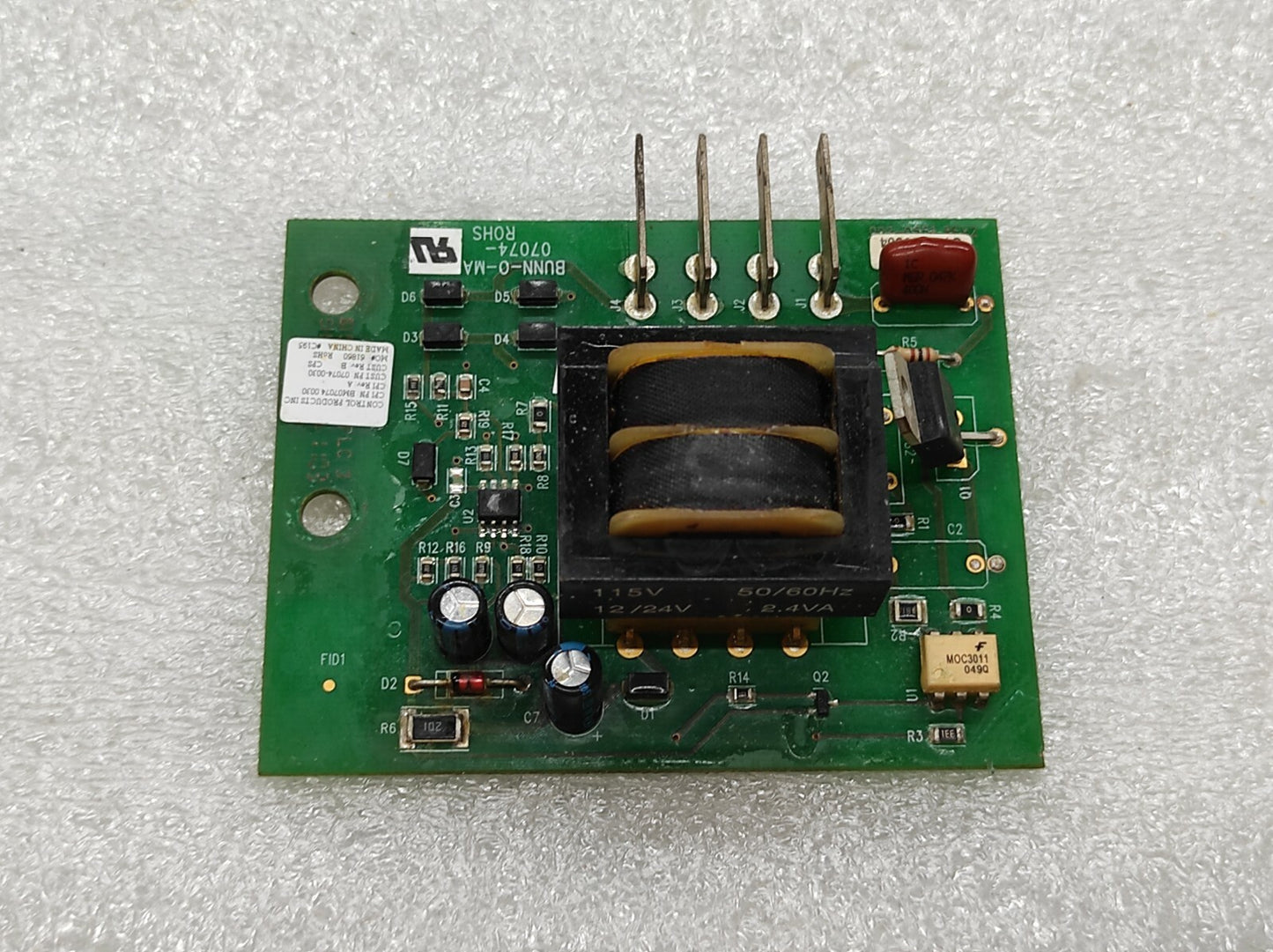 CONTROL PRODUCTS INC BM07074 0030 07074-0030 PCB