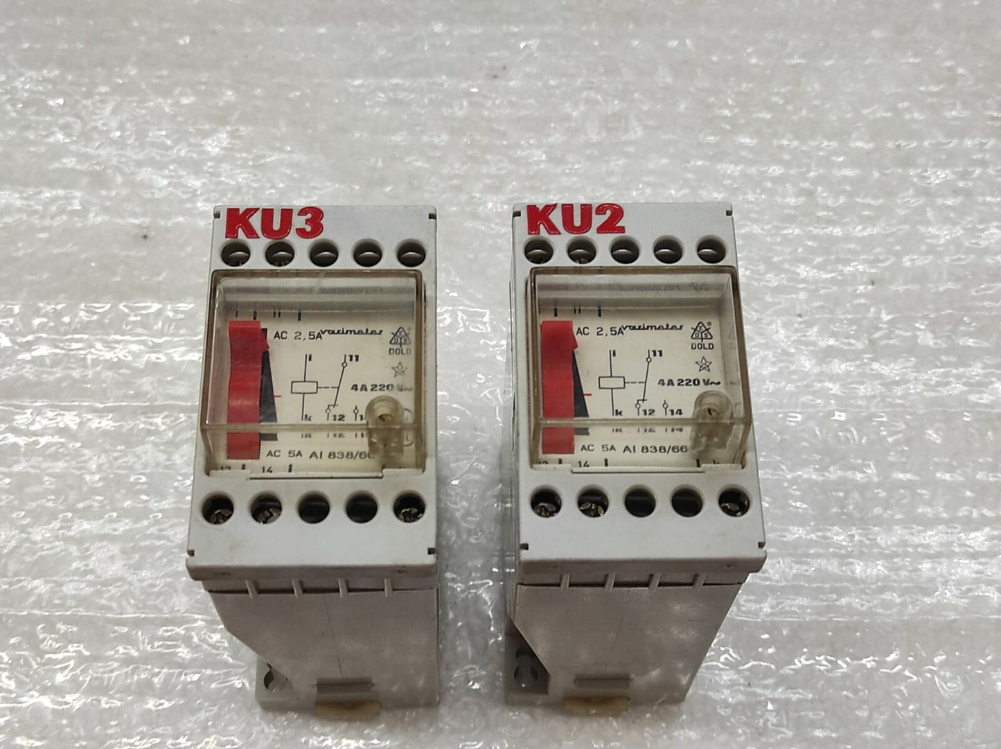 Dold AI 838/66 Relay 0022394 250V AC LOT OF 2 UNIT