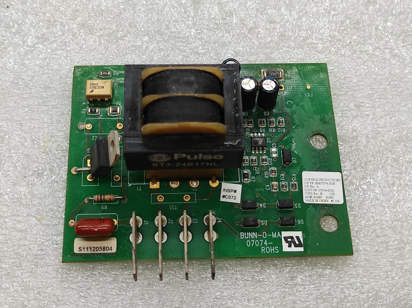 CONTROL PRODUCTS INC BM07074 0030 07074-0030 PCB