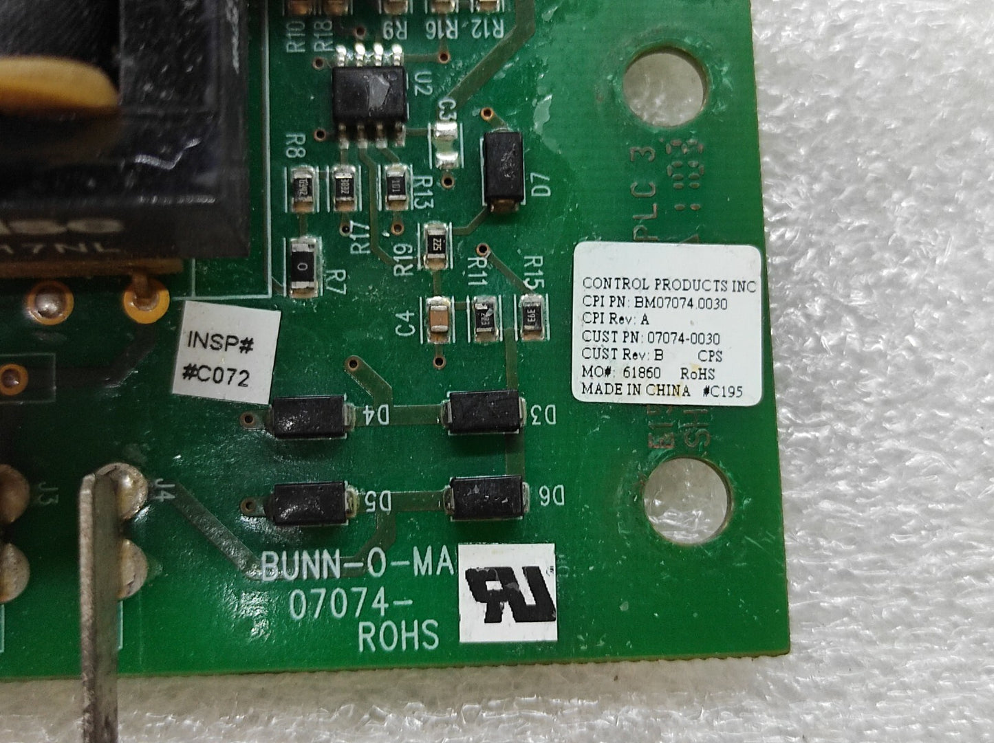 CONTROL PRODUCTS INC BM07074 0030 07074-0030 PCB