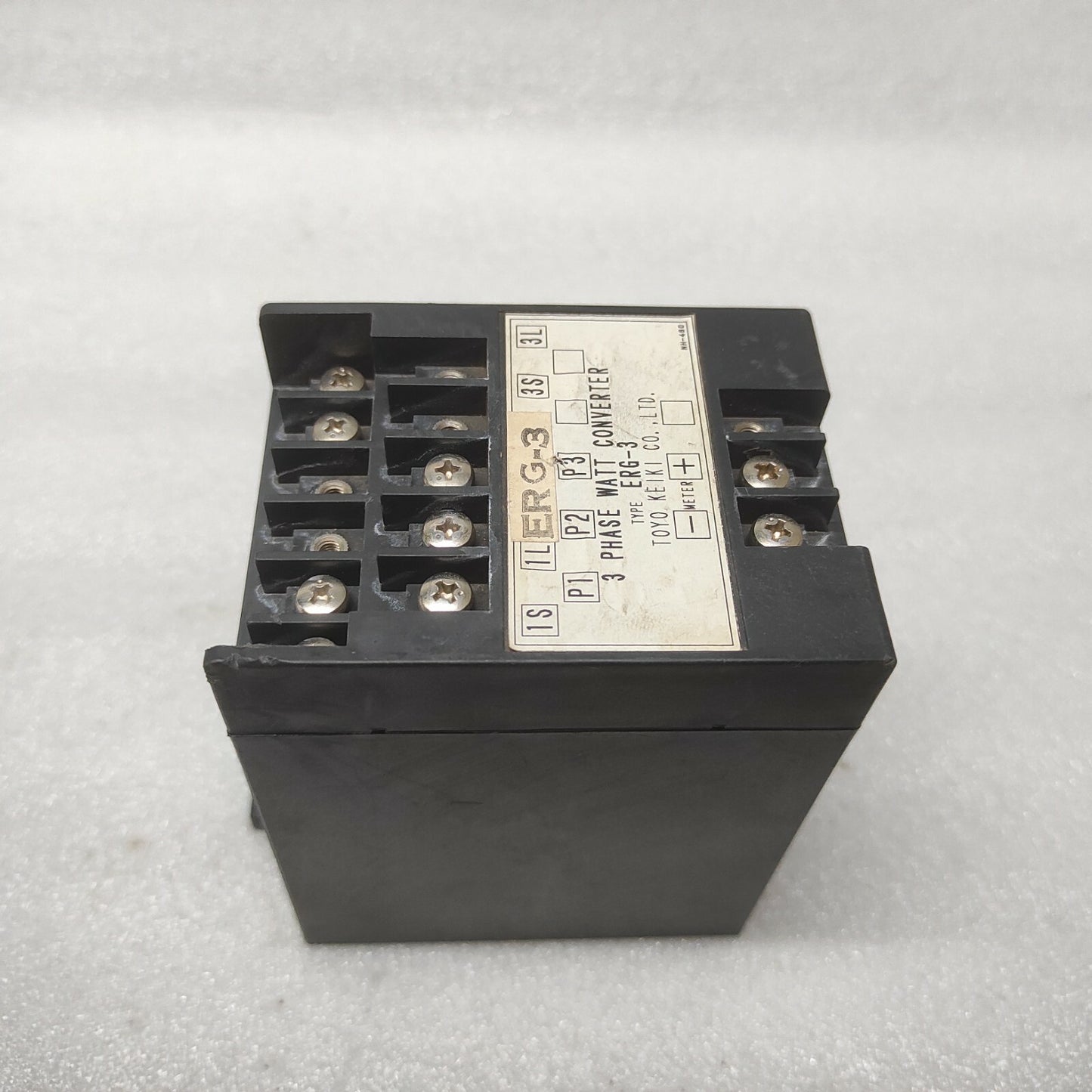 TOYO KEIKI ERG-3 3-PH WATT CONVERTER 115V 5A CI526580