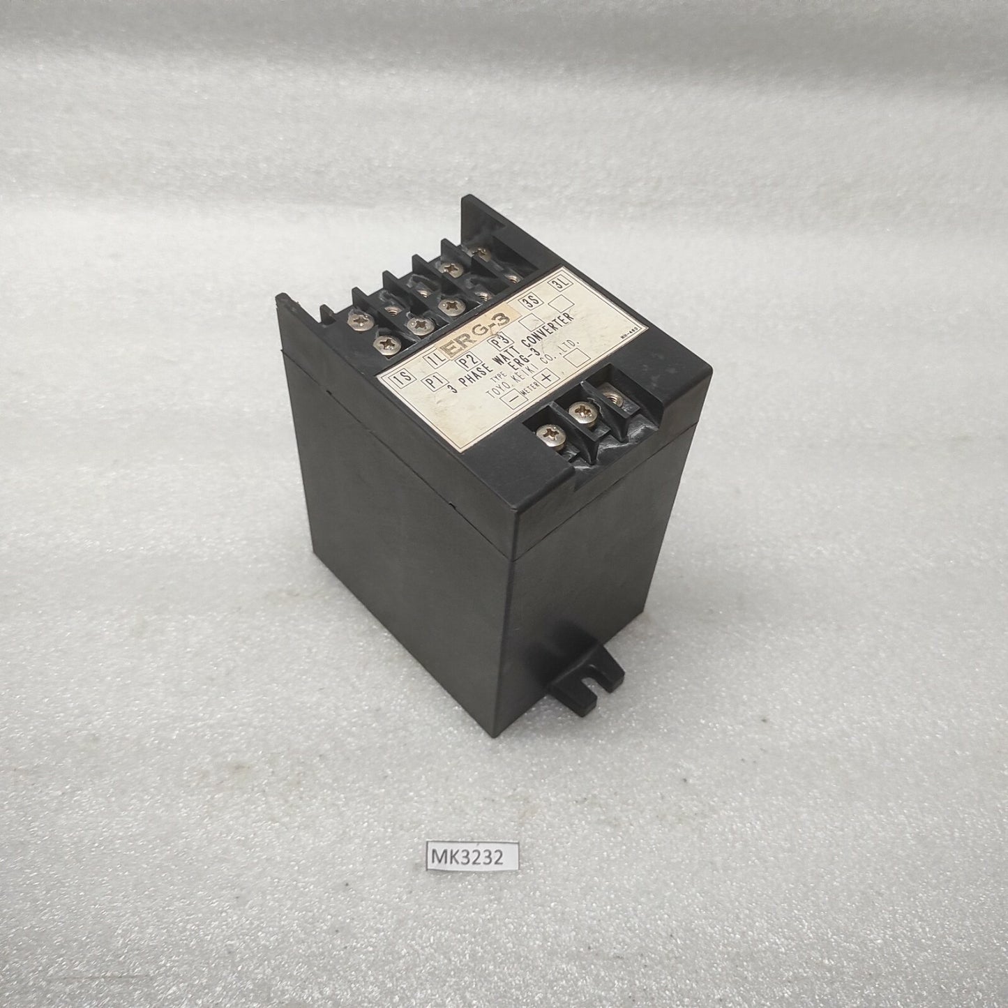 TOYO KEIKI ERG-3 3-PH WATT CONVERTER 115V 5A CI526580